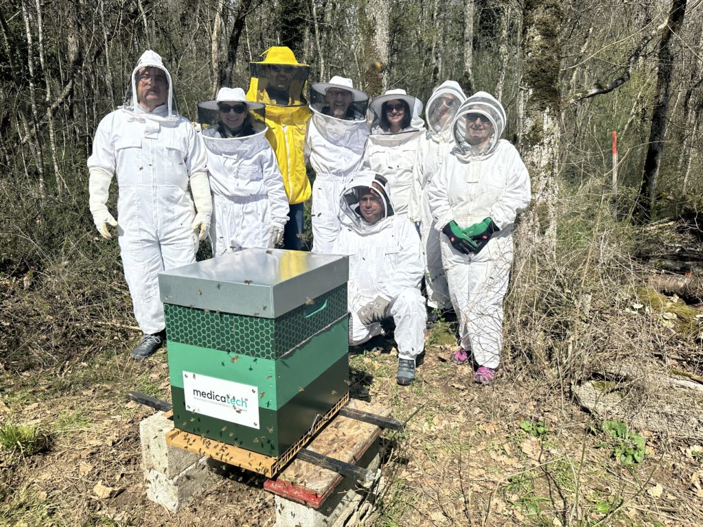 Inauguration de la première ruche